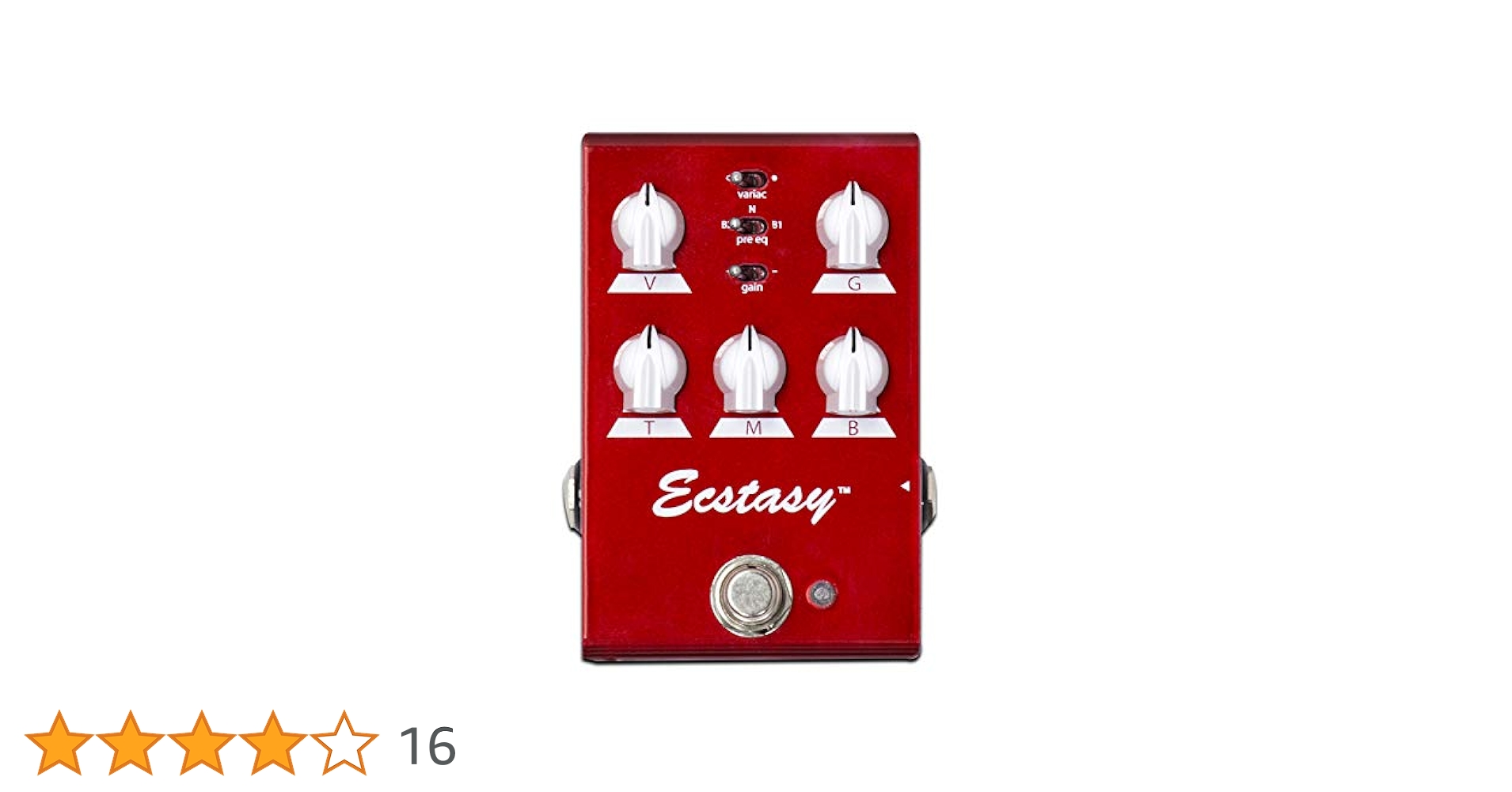Bogner Ecstasy ギターエフェクター 赤 Bogner Ecstasy Red｜ミュージックランドKEY